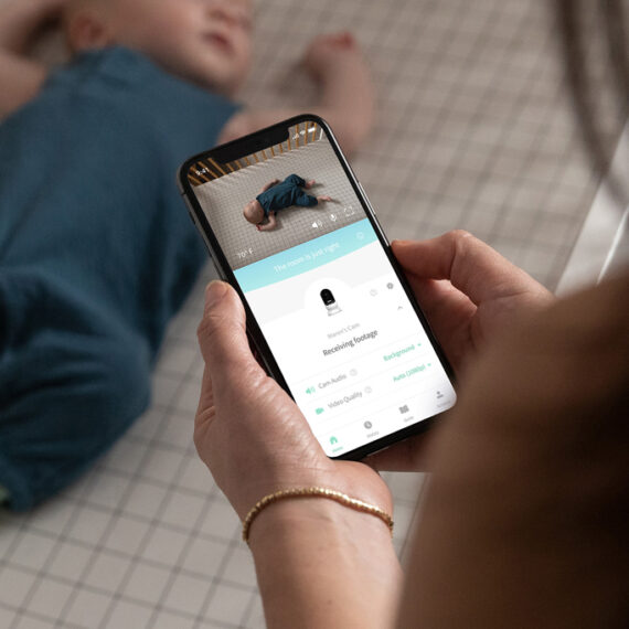 OWLET Ponožka inteligentná Owlet Smart Sock 3 a Kamera Owlet Cam 2 – svetlo zelená