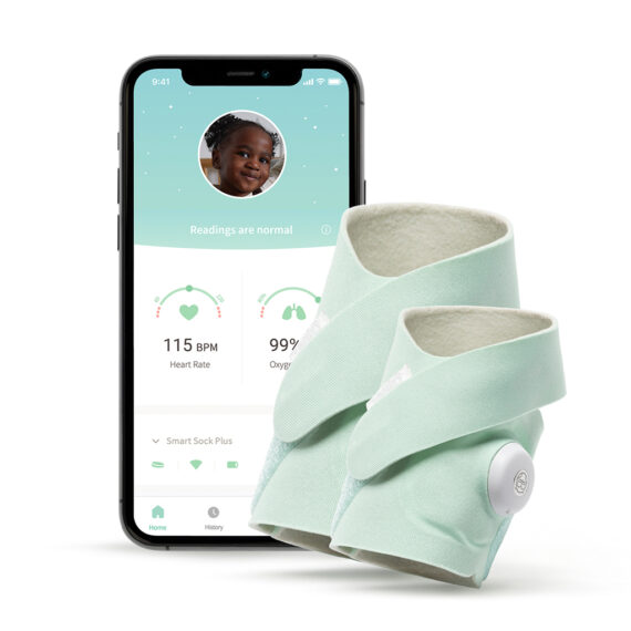 OWLET Ponožka inteligentná Owlet Smart Sock 3 Plus – svetlozelená