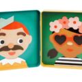 PETITCOLLAGE Magnetické puzzle Veselé tváre