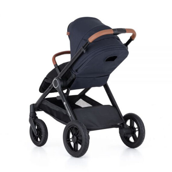 PETITE&MARS Kočík 2v1 Trails Anthracite Blue + PETITE&MARS Podložka Joy Max Giraffe ZADARMO