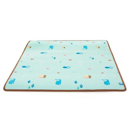 PETITE&MARS Kočík 2v1 Trails Anthracite Blue + PETITE&MARS Podložka na hranie Joy Nature ZADARMO