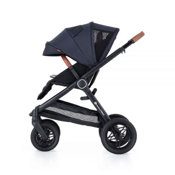 PETITE&MARS Kočík 2v1 Trails Anthracite Blue + PETITE&MARS Podložka na hranie Joy ZADARMO