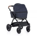PETITE&MARS Kočík 2v1 Trails Anthracite Blue + PETITE&MARS Postieľka Koot – Fox Aqua ZADARMO