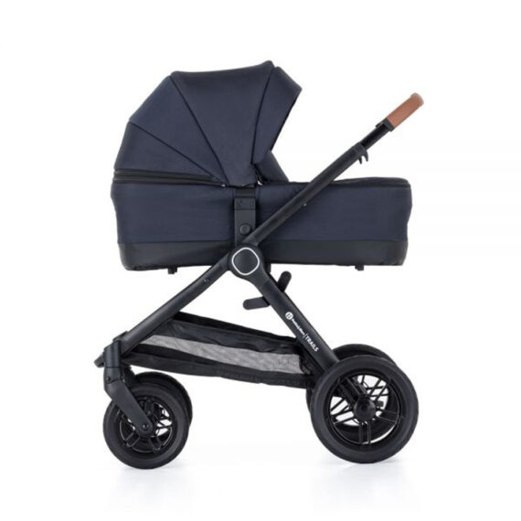 PETITE&MARS Kočík 2v1 Trails Anthracite Blue + PETITE&MARS Postieľka Koot – Fox Aqua ZADARMO