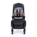 PETITE&MARS Kočík 2v1 Trails Anthracite Blue + PETITE&MARS Postieľka Koot – Fox Aqua ZADARMO