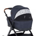 PETITE&MARS Kočík 2v1 Trails Anthracite Blue + PETITE&MARS Postieľka Koot – Lion Grey ZADARMO