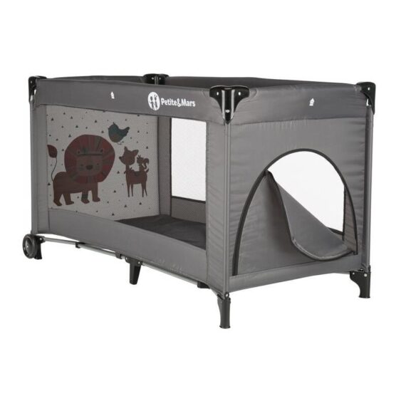PETITE&MARS Kočík 2v1 Trails Ultimate Grey + PETITE&MARS Postieľka cest. Koot – Lion Grey ZADARMO
