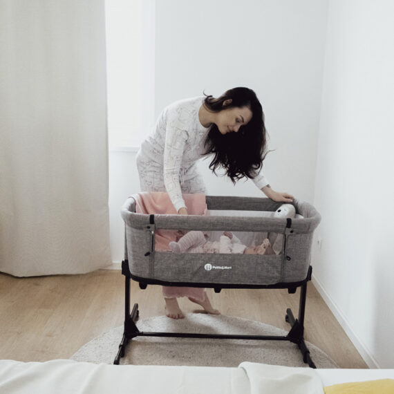 PETITE&MARS Postieľka detská polohovateľná Nextie 2v1