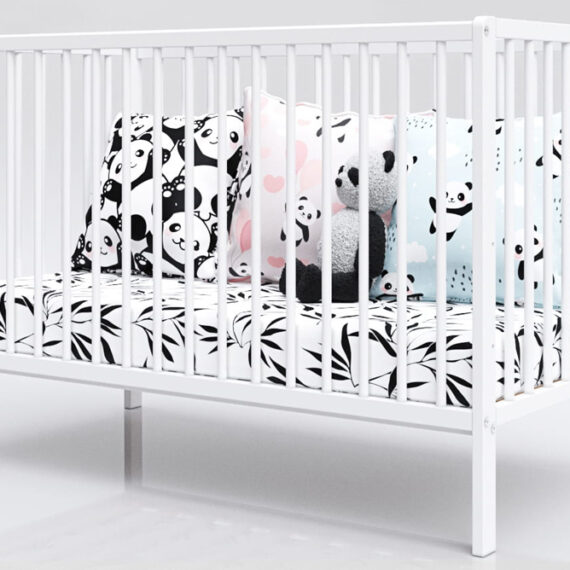 PETITE&MARS Postieľka drevená Moony White