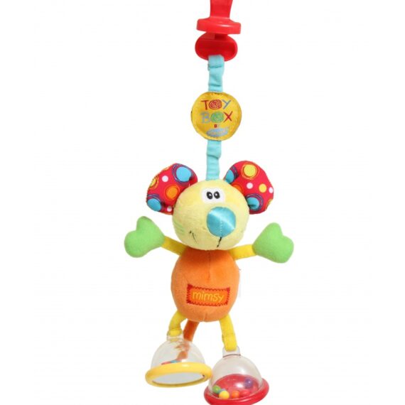 PLAYGRO Myška závesná s klipom