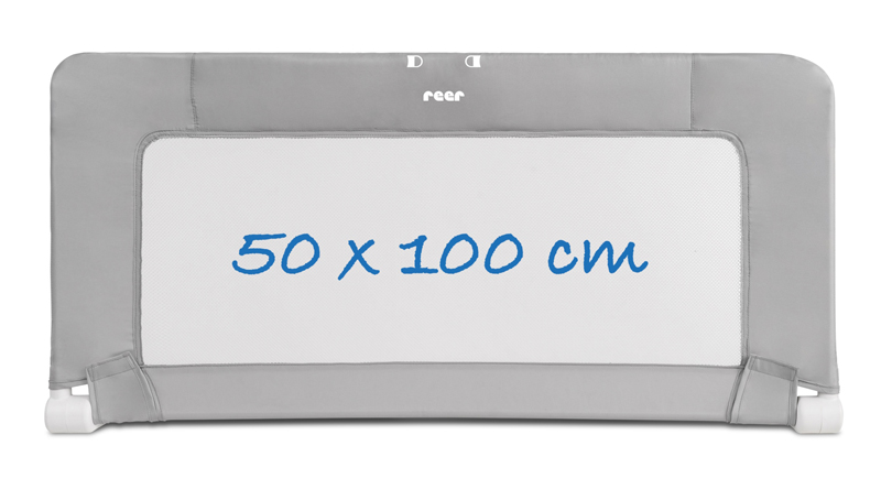 REER Zábrana na posteľ 100cm grey / white