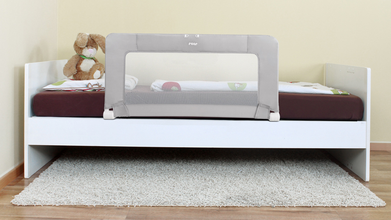 REER Zábrana na posteľ 100cm grey / white