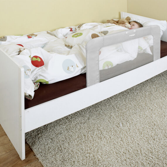 REER Zábrana na posteľ 100cm grey / white