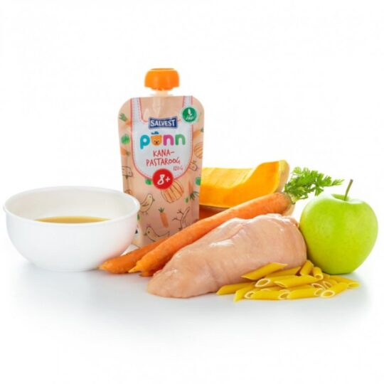 SALVEST Põnn BIO Kuriatko s cestovinami (120 g)