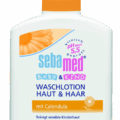 SEBAMED Detská umývacia emulzia s nechtíkom, 200 ml