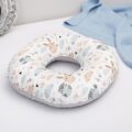 SENSILLO Vankúš popôrodný lesné zvieratká Gray bavlna 43 cm