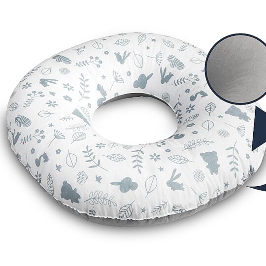 SENSILLO Vankúš popôrodný príroda Gray bavlna 43 cm