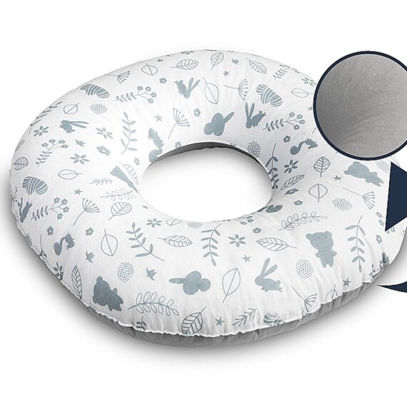 SENSILLO Vankúš popôrodný príroda Gray bavlna 43 cm