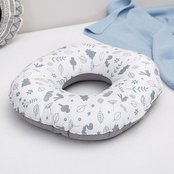 SENSILLO Vankúš popôrodný príroda Gray bavlna 43 cm