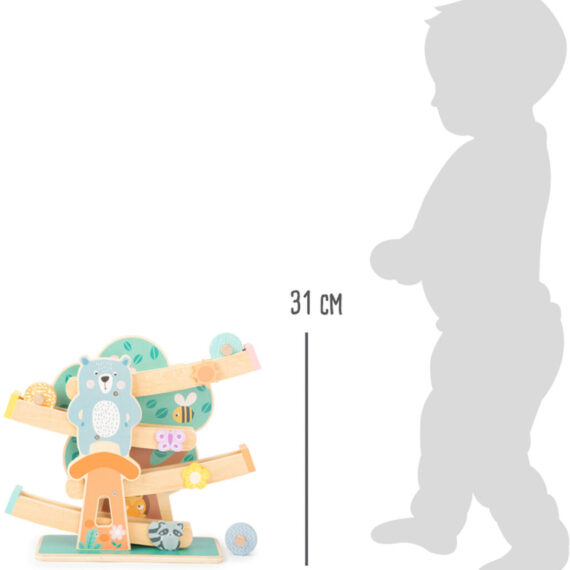 SMALL FOOT Dráha drevená v pastelových farbách