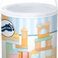SMALL FOOT Kocky drevené pastelové 50 ks