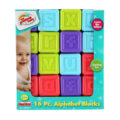TEDDIES Abecedné kocky 16 ks, 6m+