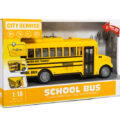 TEDDIES Autobus školský na zotrvačník 27 cm