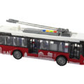 TEDDIES Autobus/trolejbus na zotrvačník 28 cm