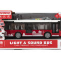 TEDDIES Autobus/trolejbus na zotrvačník 28 cm