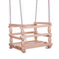 TEDDIES Hojdačka Baby drevená 6m+