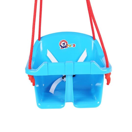 TEDDIES Hojdačka Baby plast modrá 24m+