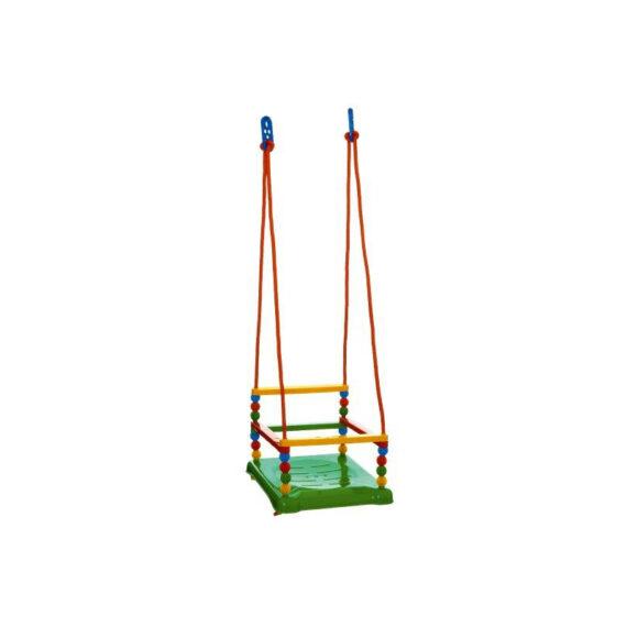 TEDDIES Hojdačka plast 35×34 cm zelená