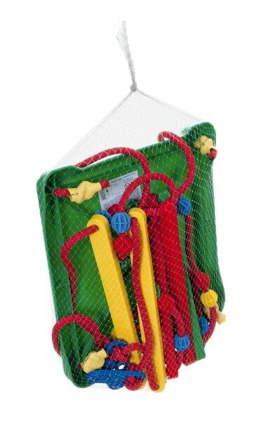 TEDDIES Hojdačka plast 35×34 cm zelená