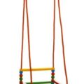 TEDDIES Hojdačka plast 35×34 cm zelená