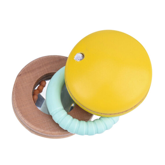 TEDDIES Hrkálka makrónky drevo/plast 6m+