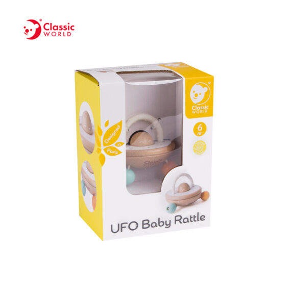TEDDIES Hrkálka UFO drevo 6m+