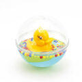 TEDDIES Kačička plávajúca v guli s vodou plast 12 cm, 12m+