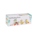 TEDDIES Kačica s káčatkami ťahacia drevená 12m+