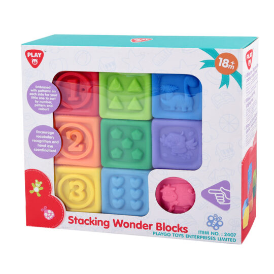 TEDDIES Kocky gumové 9 ks 18m+