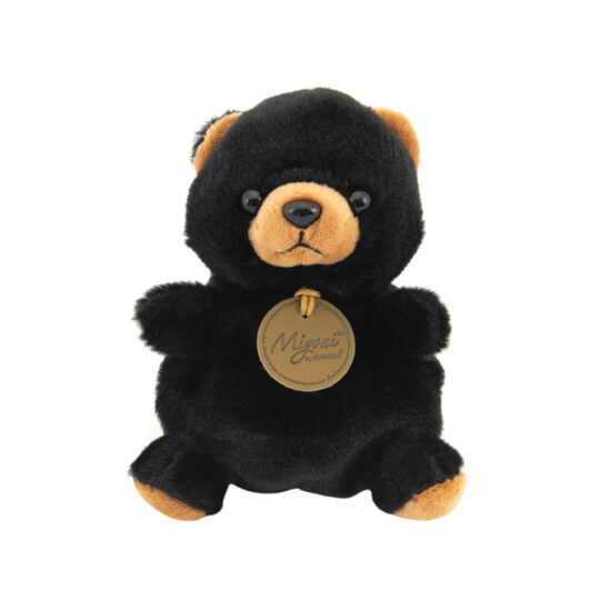 TEDDIES Medveď/Medvedík čierny sediaci 0+