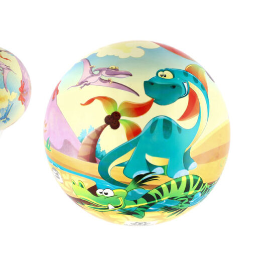 TEDDIES Lopta nafúknutá dinosaurus vinyl priemer 22 cm