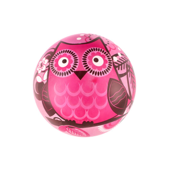 TEDDIES Lopta nafúknutá sova vinyl priemer 22 cm