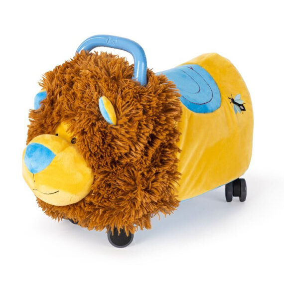 TEDDIES Odrážadlo Funny wheels Rider Ride-On levíček plyšový modrý 12 m +