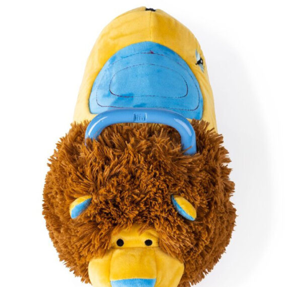 TEDDIES Odrážadlo Funny wheels Rider Ride-On levíček plyšový modrý 12 m +