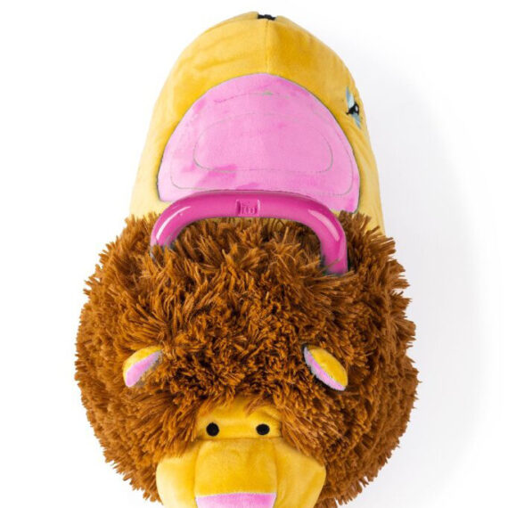 TEDDIES Odrážadlo Funny wheels Rider Ride-On levíček plyšový ružový 12 m +