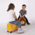 TEDDIES Odrážadlo Funny wheels Rider Ride-On levíček plyšový ružový 12 m +