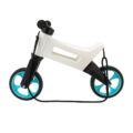 TEDDIES Odrážadlo Funny wheels Rider SuperSport biele/tyrkys 2v1+popruh