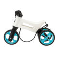 TEDDIES Odrážadlo Funny wheels Rider SuperSport biele/tyrkys 2v1+popruh