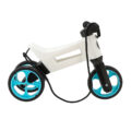TEDDIES Odrážadlo Funny wheels Rider SuperSport biele/tyrkys 2v1+popruh