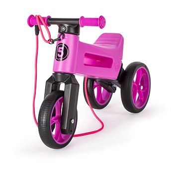 TEDDIES Odrážadlo FUNNY WHEELS Rider SuperSport fialové 2v1